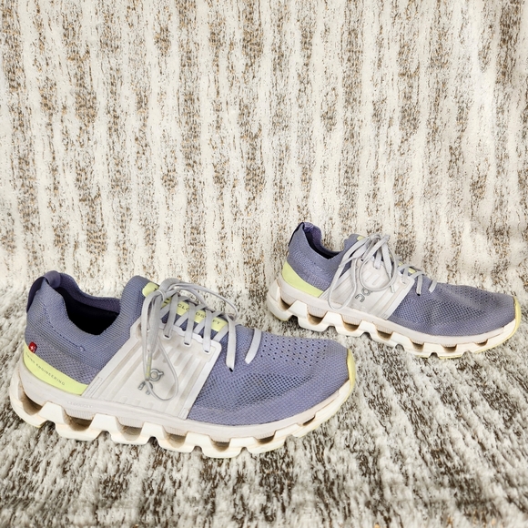 On Running "Cloudswift III 3" Sneakers Grey Gray Neon Yellow | Women's Size 9 - Picture 9 of 14